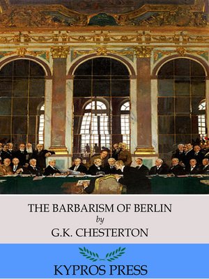 cover image of The Barbarism of Berlin